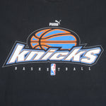 Puma - New York Knicks Basketball T-Shirt 1990s Large Vintage Retro Basketball