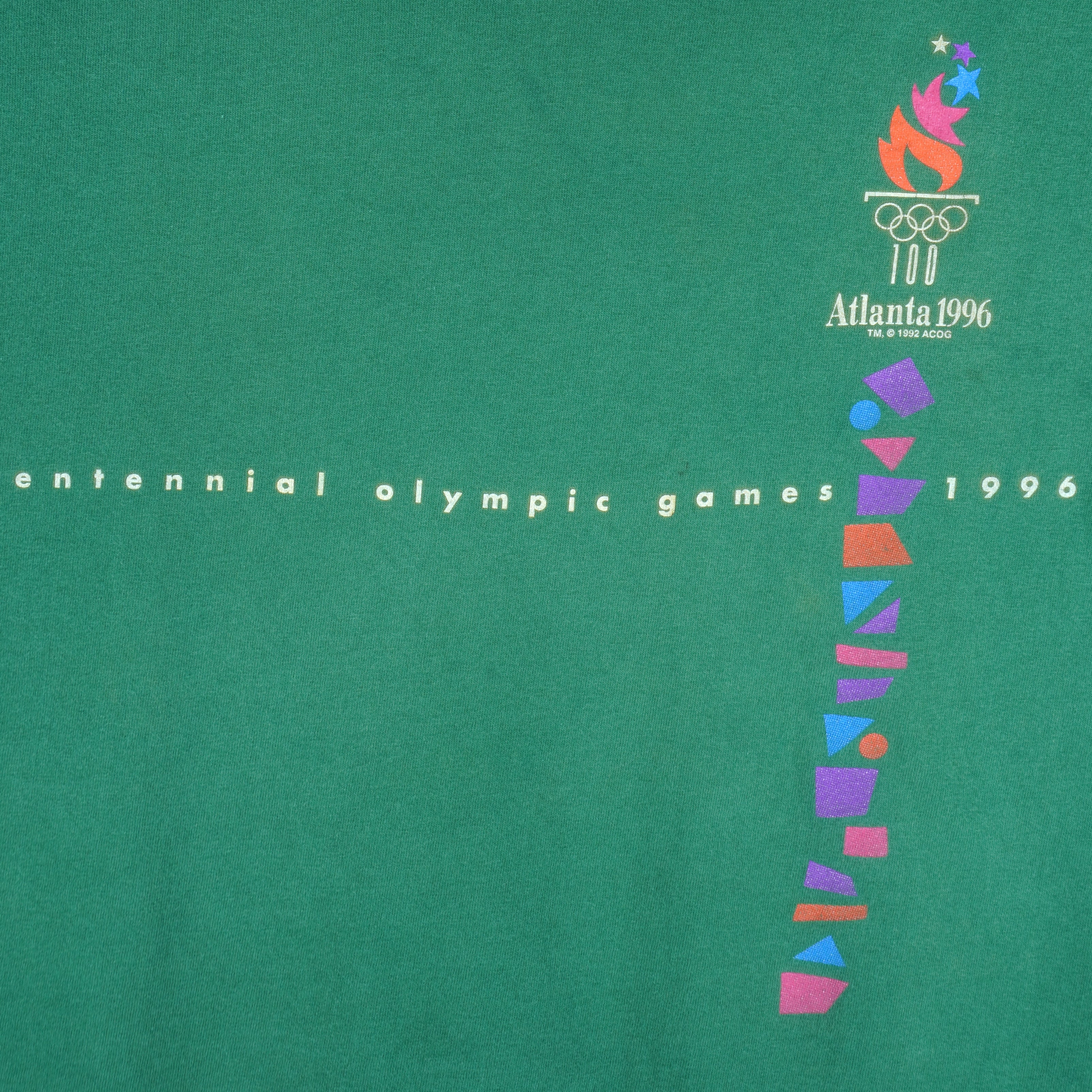 Vintage - Olympic Summer Games Atlanta T-Shirt 1996 X-Large Vintage Retro