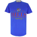 NFL (Trench) - Buffalo Bills Single Stitch T-Shirt 1990s Large Vintage Retro Football