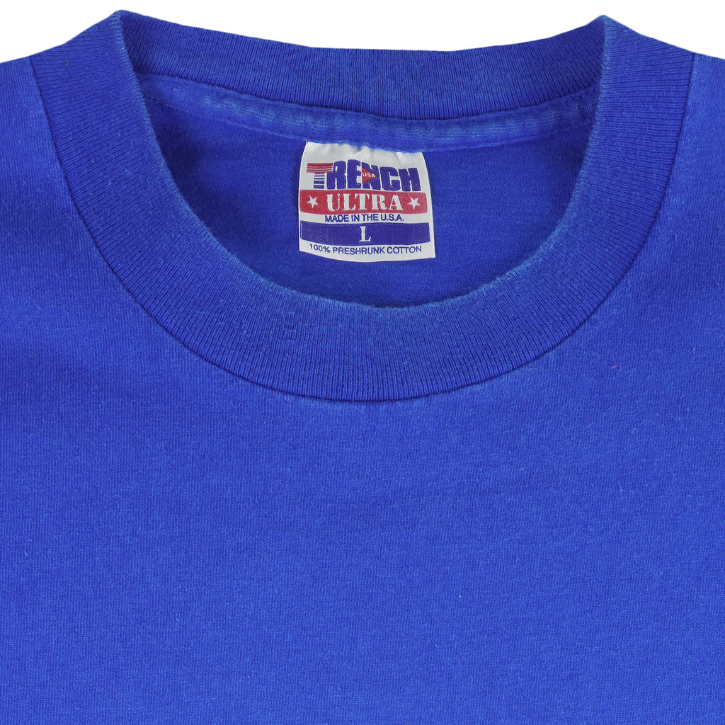 NFL (Trench) - Buffalo Bills Single Stitch T-Shirt 1990s Large Vintage Retro Football