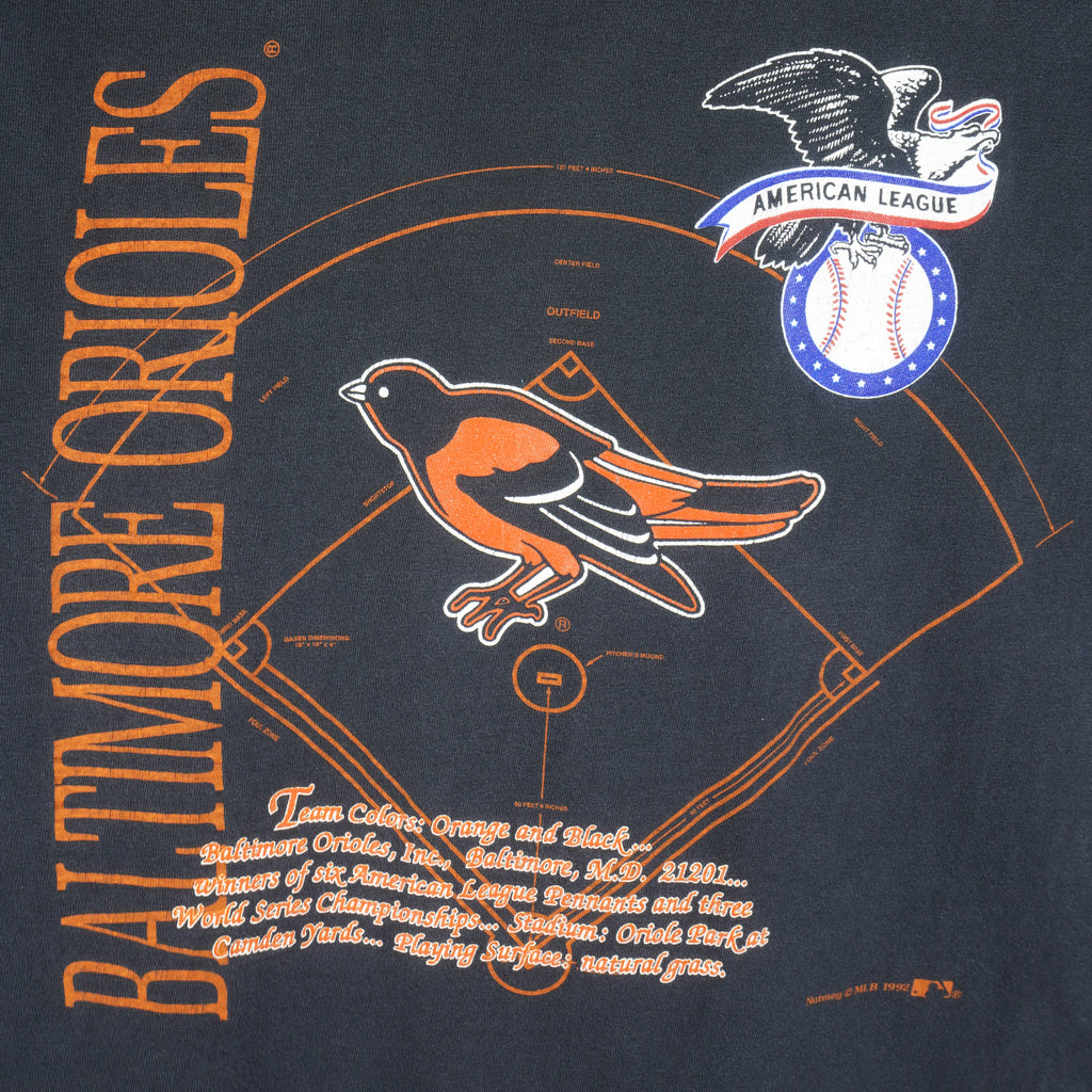 MLB - Baltimore Orioles Camden Yards T-Shirt 1992 Medium Vintage Retro Baseball