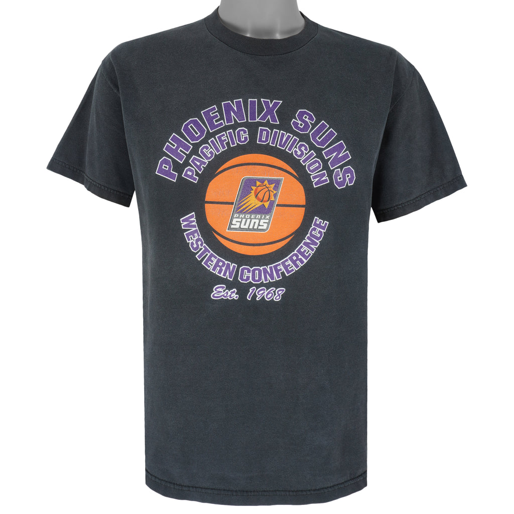 NBA - Phoenix Suns Pacific Division T-Shirt 1990s Large Vintage Retro Basketball