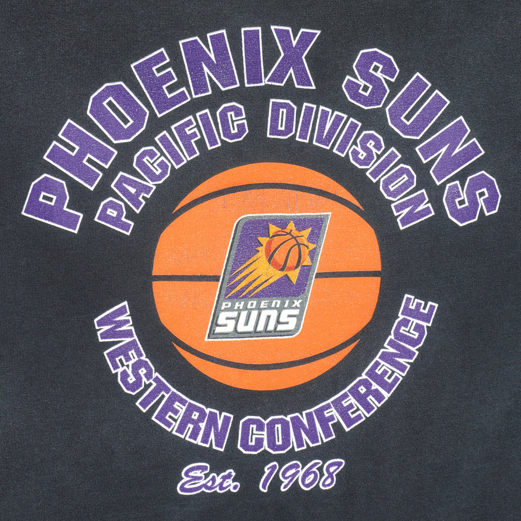 NBA - Phoenix Suns Pacific Division T-Shirt 1990s Large Vintage Retro Basketball