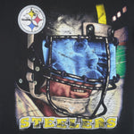 NFL (Lee) - Pittsburgh Steelers Helmet T-Shirt 1990s Medium Vintage Retro Football