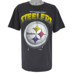 NFL (Champs) - Pittsburgh Steelers T-Shirt 1995 X-Large Vintage Retro Football