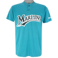 MLB (Majestic) - Florida Marlins Brown No. 6 T-Shirt 1990s Medium Vintage Retro Baseball