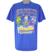 NFL - Packers VS Patriots Super Bowl XXXI Champions New Orleans T-Shirt 1997 X-Large Vintage Retro Football