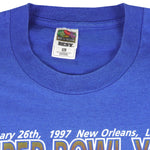 NFL - Packers VS Patriots Super Bowl XXXI Champions New Orleans T-Shirt 1997 X-Large Vintage Retro Football