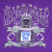 NCAA (Logo 7) - Kansas State Wildcats Cotton Bowl T-Shirt 1997 X-Large Vintage Retro Football College