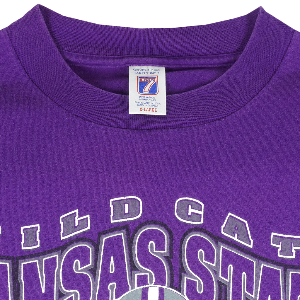 NCAA (Logo 7) - Kansas State Wildcats Cotton Bowl T-Shirt 1997 X-Large Vintage Retro Football College