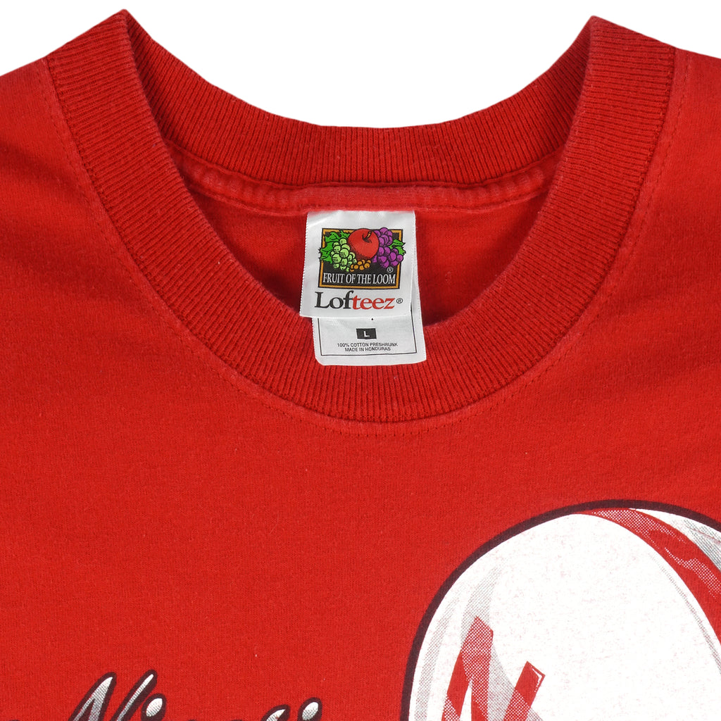 NCAA - Nebraska Huskers Team Of the Decade T-Shirt 1990s Large Vintage Retro Football College