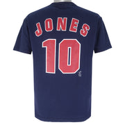 NFL (Dynasty) - Atlanta Braves Chipper Jones #10 T-Shirt 2001 Medium Vintage MLB Baseball