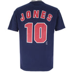 NFL (Dynasty) - Atlanta Braves Chipper Jones #10 T-Shirt 2001 Medium Vintage MLB Baseball