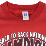 NCAA (Logo 7) - Nebraska Huskers Champions T-Shirt 1995 X-Large Vintage College Football