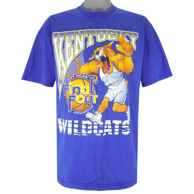 NCAA (Jerzees) - Kentucky Wildcats Final Four T-Shirt 1997 X-Large
