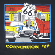 Vintage (Oneita) - Route 66 Convention Single Stitch T-Shirt 1995 Large Vintage Retro