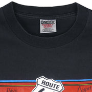 Vintage (Oneita) - Route 66 Convention Single Stitch T-Shirt 1995 Large Vintage Retro