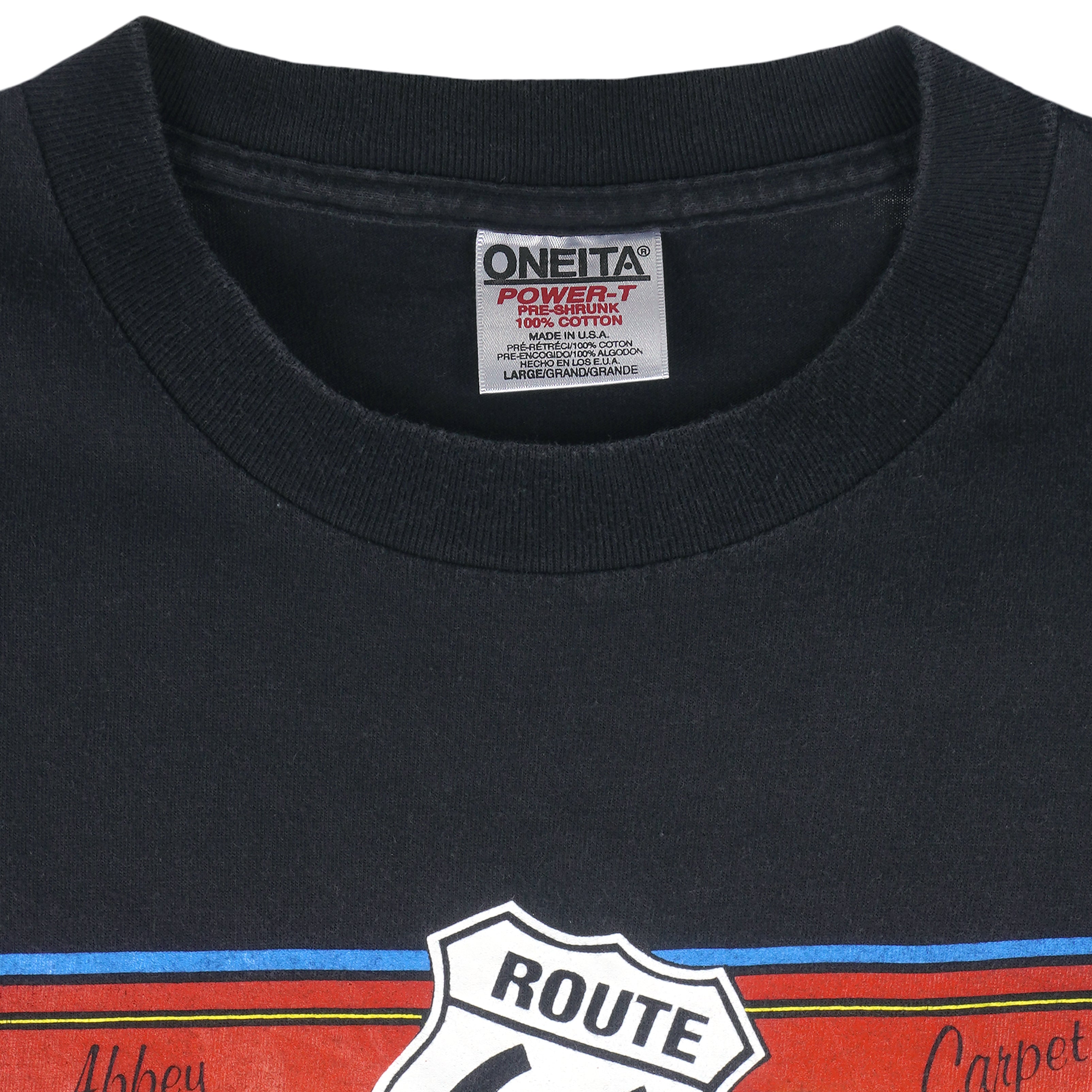 Vintage (Oneita) - Route 66 Convention Single Stitch T-Shirt 1995 Large Vintage Retro