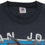 NHL (Bulletin) - San Jose Sharks Spell-Out T-Shirt 1992 Large Vintage Hockey