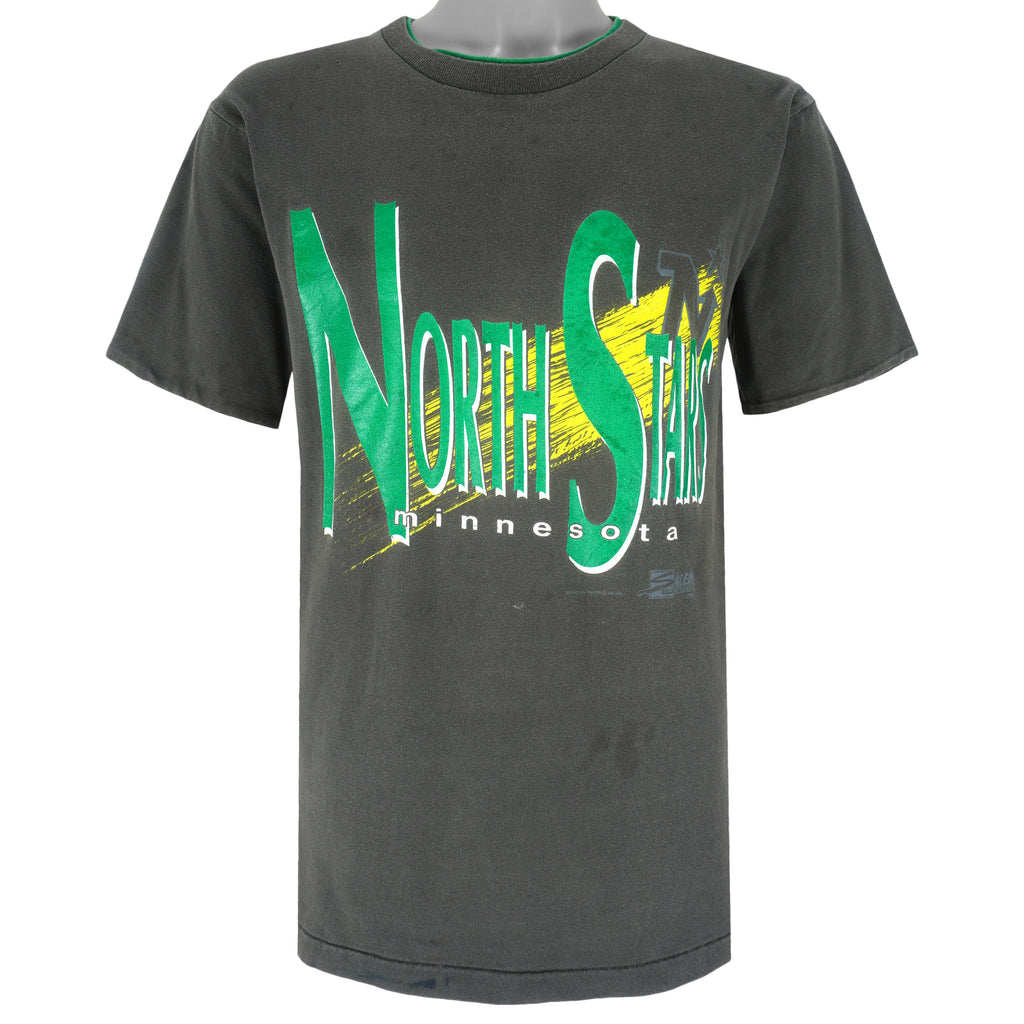 NHL (Salem) - Minnesota North Stars T-Shirt 1990 Large Vintage Retro Hockey