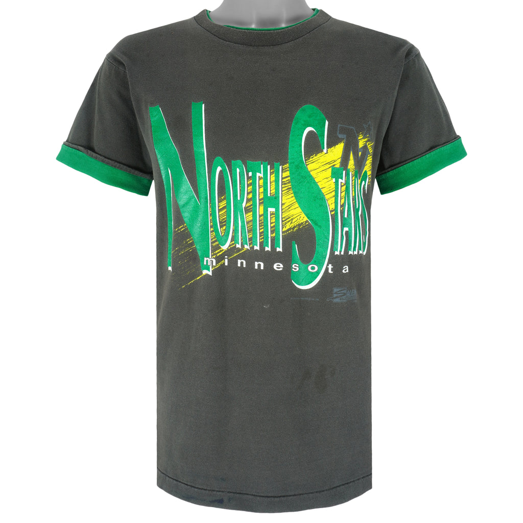 NHL (Salem) - Minnesota North Stars T-Shirt 1990 Large Vintage Retro Hockey