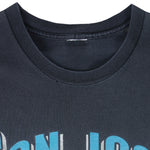 NHL (Nutmeg) - San Jose Sharks Member Club T-Shirt 1990s Large Vintage Hockey