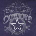 NFL (Logo 7) - Dallas Cowboys Spell-Out T-Shirt 1994 Vintage Football Large