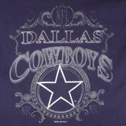 NFL (Logo 7) - Dallas Cowboys Spell-Out T-Shirt 1994 Vintage Football Large