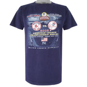 MLB (Majestic) - Red Sox Vs. Yankees AL Championships T-Shirt 2003 Medium Vintage Baseball