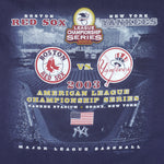 MLB (Majestic) - Red Sox Vs. Yankees AL Championships T-Shirt 2003 Medium Vintage Baseball