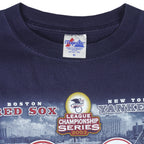 MLB (Majestic) - Red Sox Vs. Yankees AL Championships T-Shirt 2003 Medium Vintage Baseball