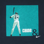 Nike - Ken Griffey Jr. Cause & Effect MVP Player T-Shirt 1990s Medium Vintage Retro Baseball