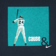 Nike - Ken Griffey Jr. Cause & Effect MVP Player T-Shirt 1990s Medium Vintage Retro Baseball