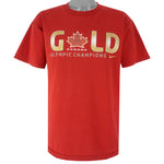 Nike - Canada Gold Olympic Champions T-Shirt 2010 Large