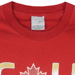 Nike - Canada Gold Olympic Champions T-Shirt 2010 Large Vintage Winter Games