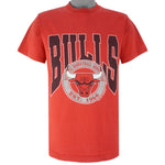 NBA (Trench) - Chicago Bulls Big Spell-Out T-Shirt 1990 Large