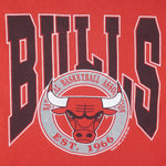 NBA (Trench) - Chicago Bulls Big Spell-Out T-Shirt 1990 Large Vintage Basketball