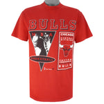 NBA (Team Hanes) - Chicago Bulls Central Division Single Stitch T-Shirt 1990s Large