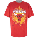NBA (Team Hanes) - Chicago Bulls Single Stitch T-Shirt 1995 X-Large