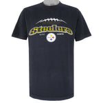 NFL - Pittsburgh Steelers Spell-Out T-Shirt 1990s Vintage Football Large
