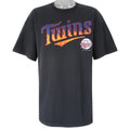 MLB (CSA) - Minnesota Twins Spell-Out with Flames T-Shirt 2002 Vintage Baseball XX-Large