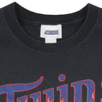 MLB (CSA) - Minnesota Twins Spell-Out with Flames T-Shirt 2002 Vintage Baseball XX-Large