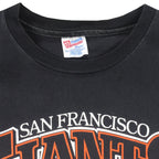 MLB (Logo 7) - San Francisco Giants Spell-Out T-Shirt 1988 X-Large Vintage Baseball