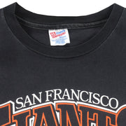 MLB (Logo 7) - San Francisco Giants Spell-Out T-Shirt 1988 X-Large Vintage Baseball