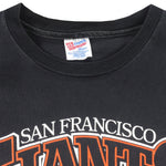 MLB (Logo 7) - San Francisco Giants Spell-Out T-Shirt 1988 X-Large Vintage Baseball