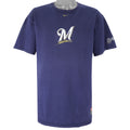 Nike - Milwaukee Brewers Embroidered T-Shirt 1990s Large Vintage Baseball MLB
