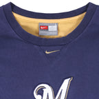 Nike - Milwaukee Brewers Embroidered T-Shirt 1990s Large Vintage Baseball MLB