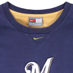 Nike - Milwaukee Brewers Embroidered T-Shirt 1990s Large Vintage Baseball MLB