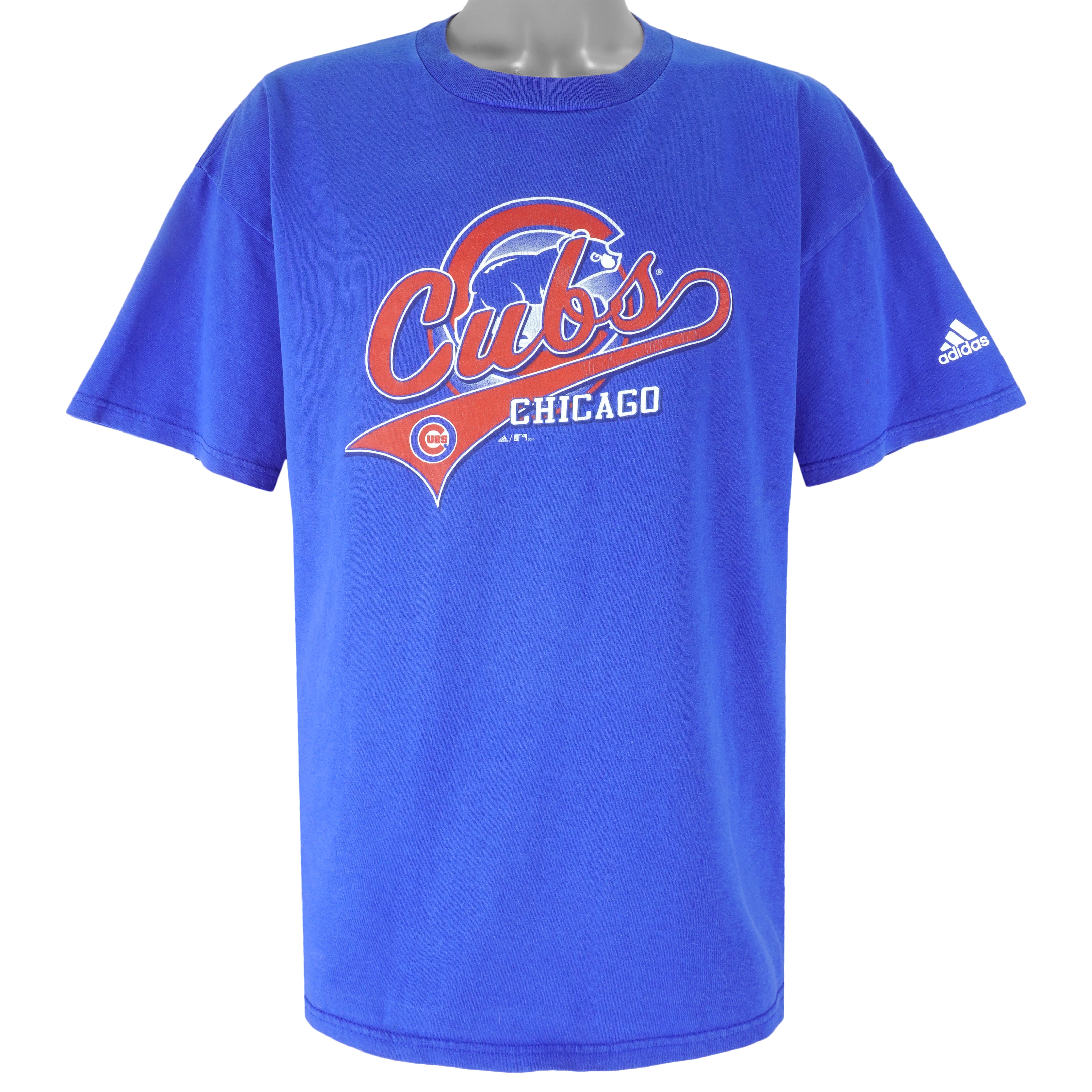 Adidas - Chicago Cubs Spell-Out T-Shirt 2005 X-Large Vintage Baseball MLB