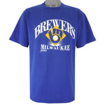MLB (Jerzees) - Milwaukee Brewers T-Shirt 1990 X-Large
